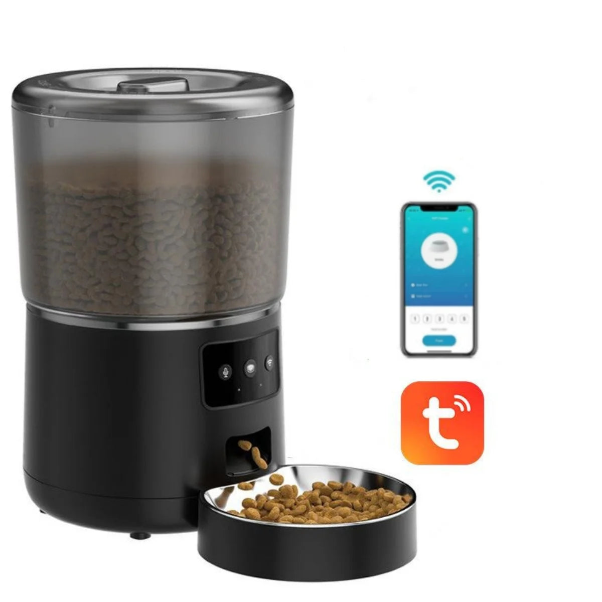 NPET Premium Intelligent Pet Feeder With Programmable Interoperability App Control