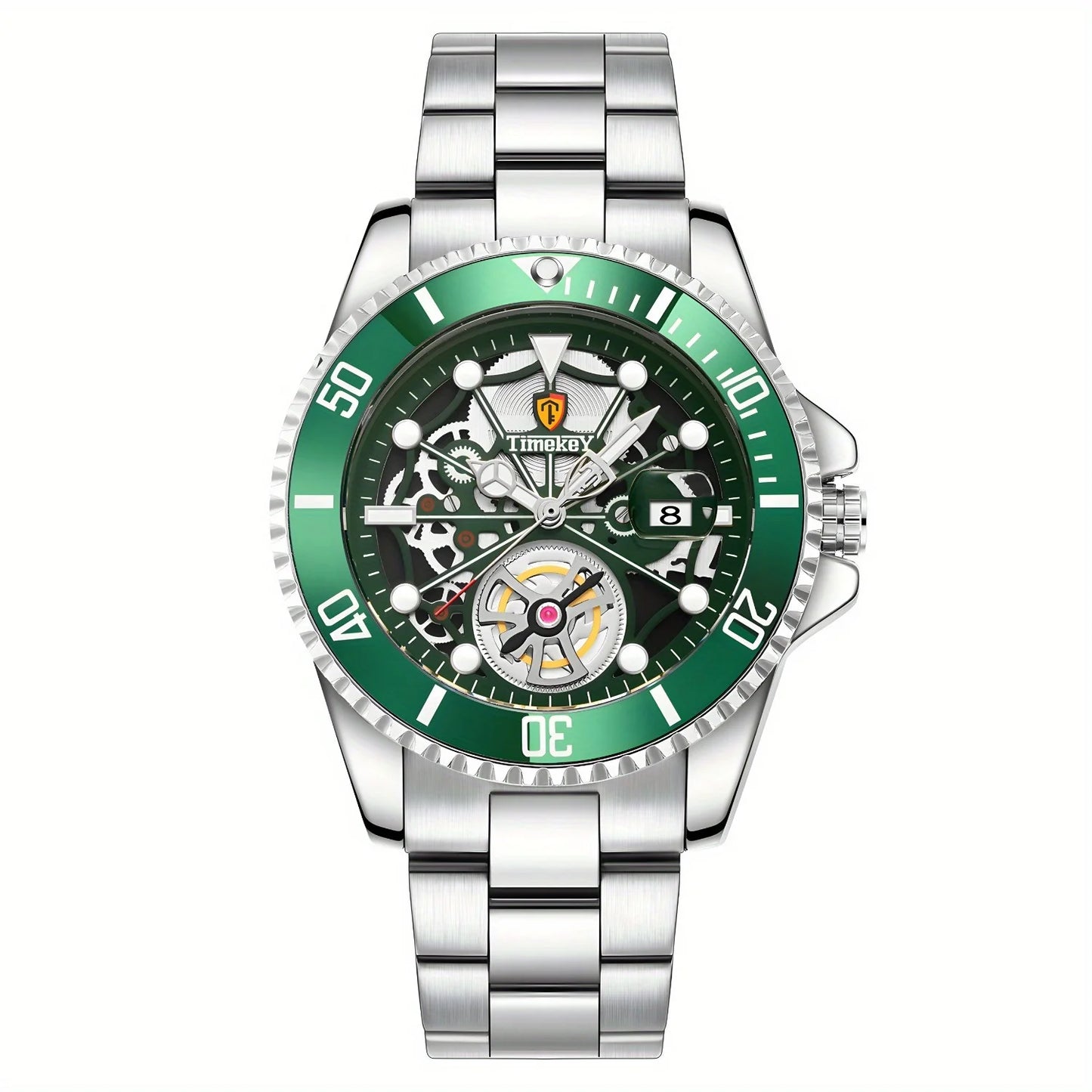 TimeKey Men's Quartz Watch With Rotating Bezel For Business