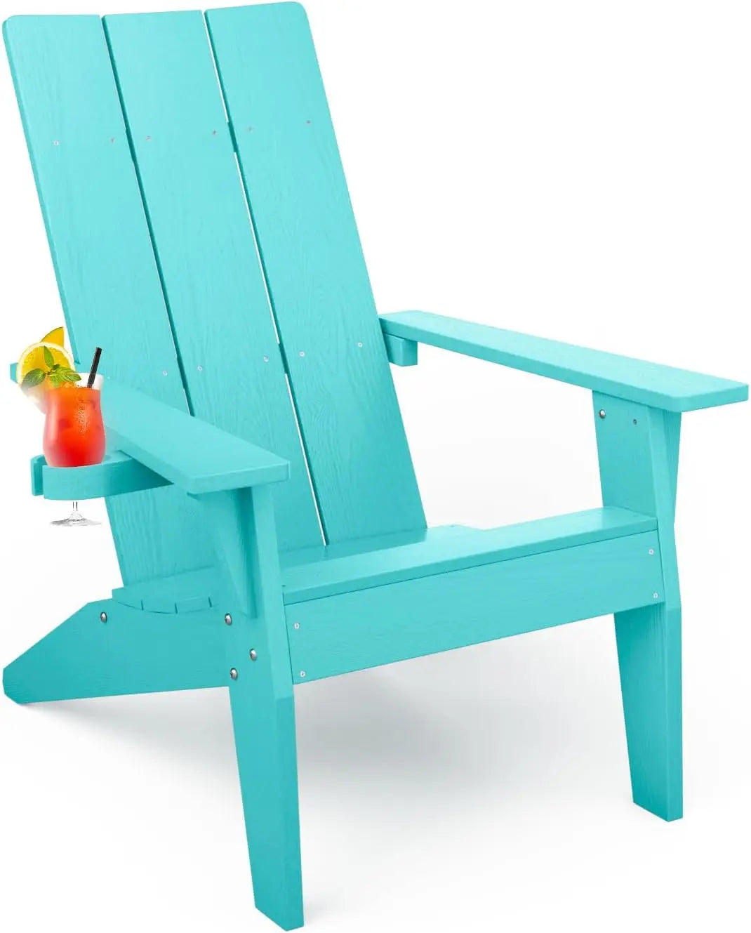 HUANZHUANG 4 Modern Adirondack Chairs Outdoor Furniture