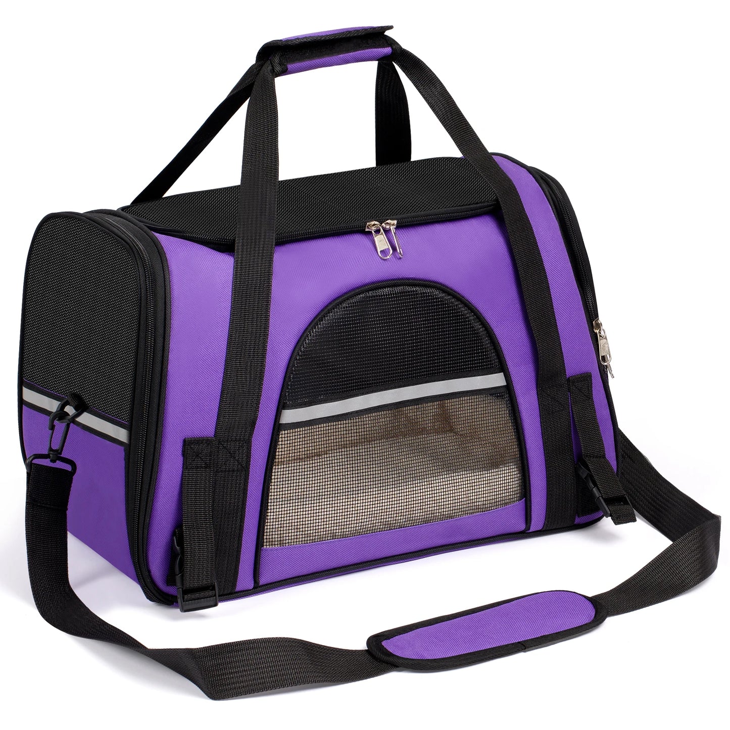 Closure AirlineApproved UltraDurable SoftSided PetCarrier TravelReady ForSmallPets