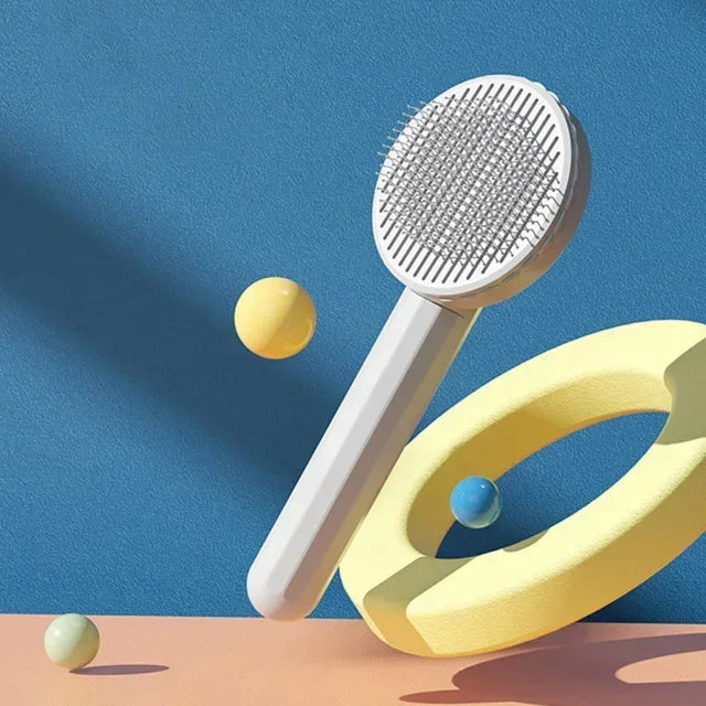 Cat Grooming Brush For Cats ProfessionalGrade HairRemoval Tool OneClickRemover Durable