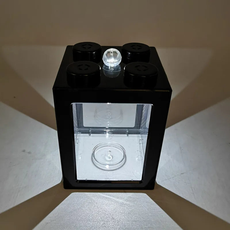 HighConcerned LEDLightingCylinderPro MiniFishTankSystem DeskDisplaySolution HomeOfficeDecor CompactAquariumKit