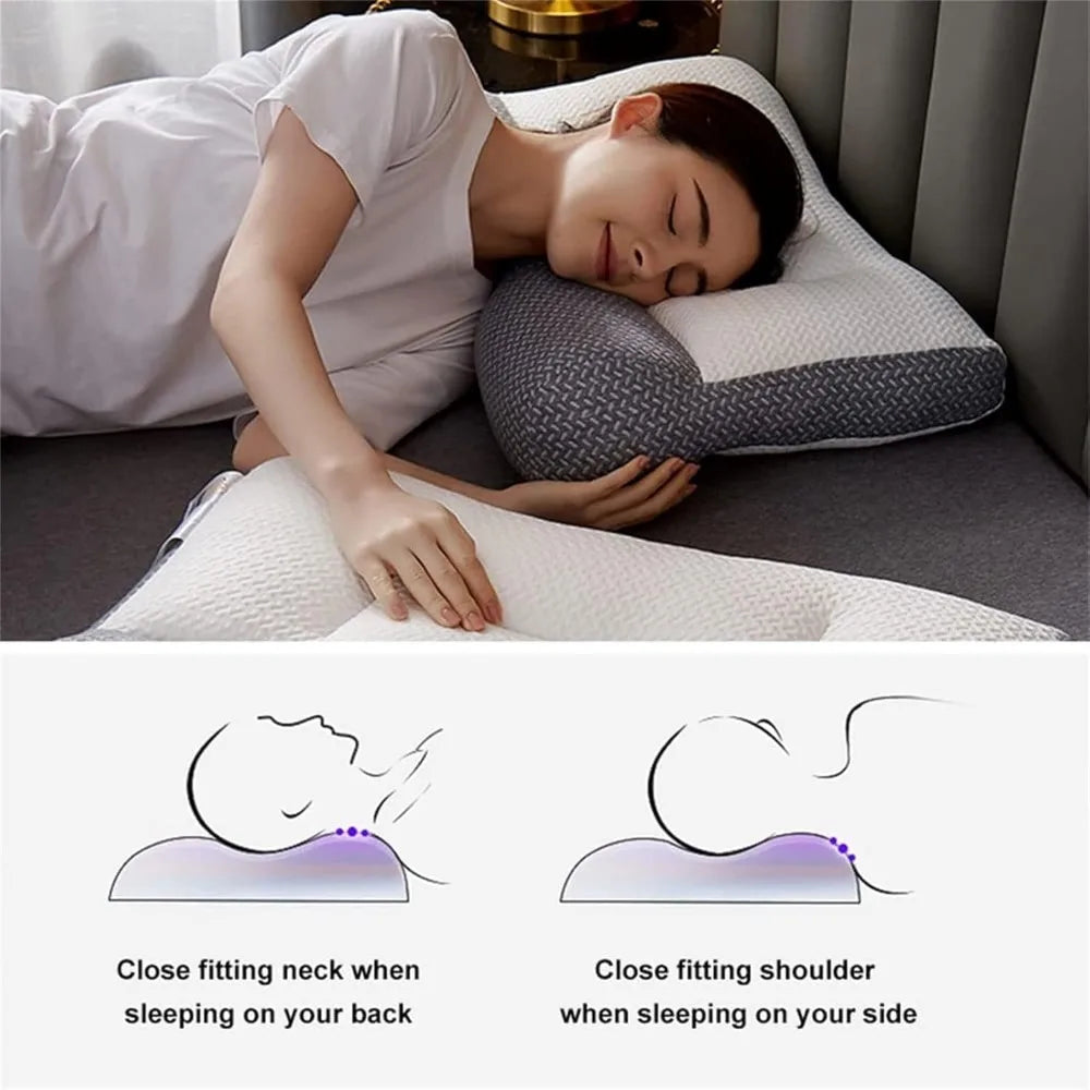 Orthopedic Support Pillow for Deep Sleep and Sleep Apnea