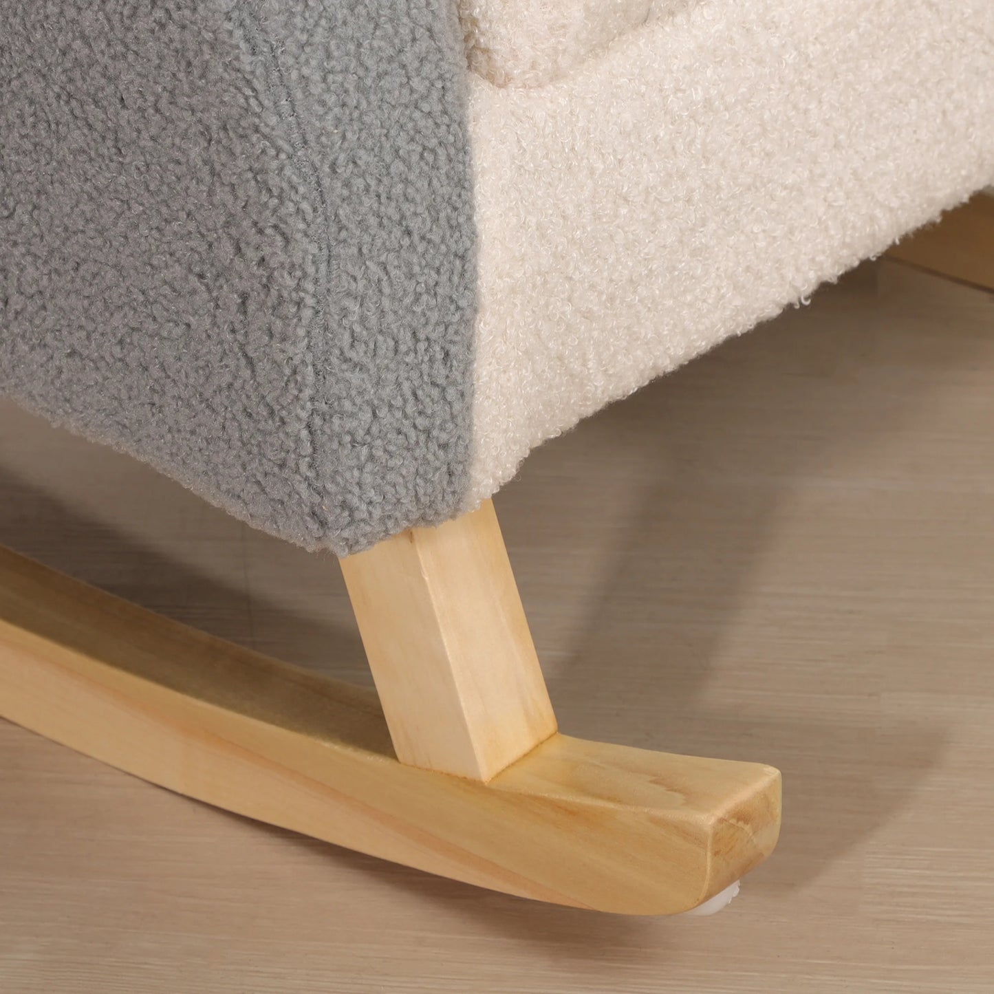 Rocking Toddle Sofa Chair for Nursery Kindergarten Playroom Bedroom - Gray