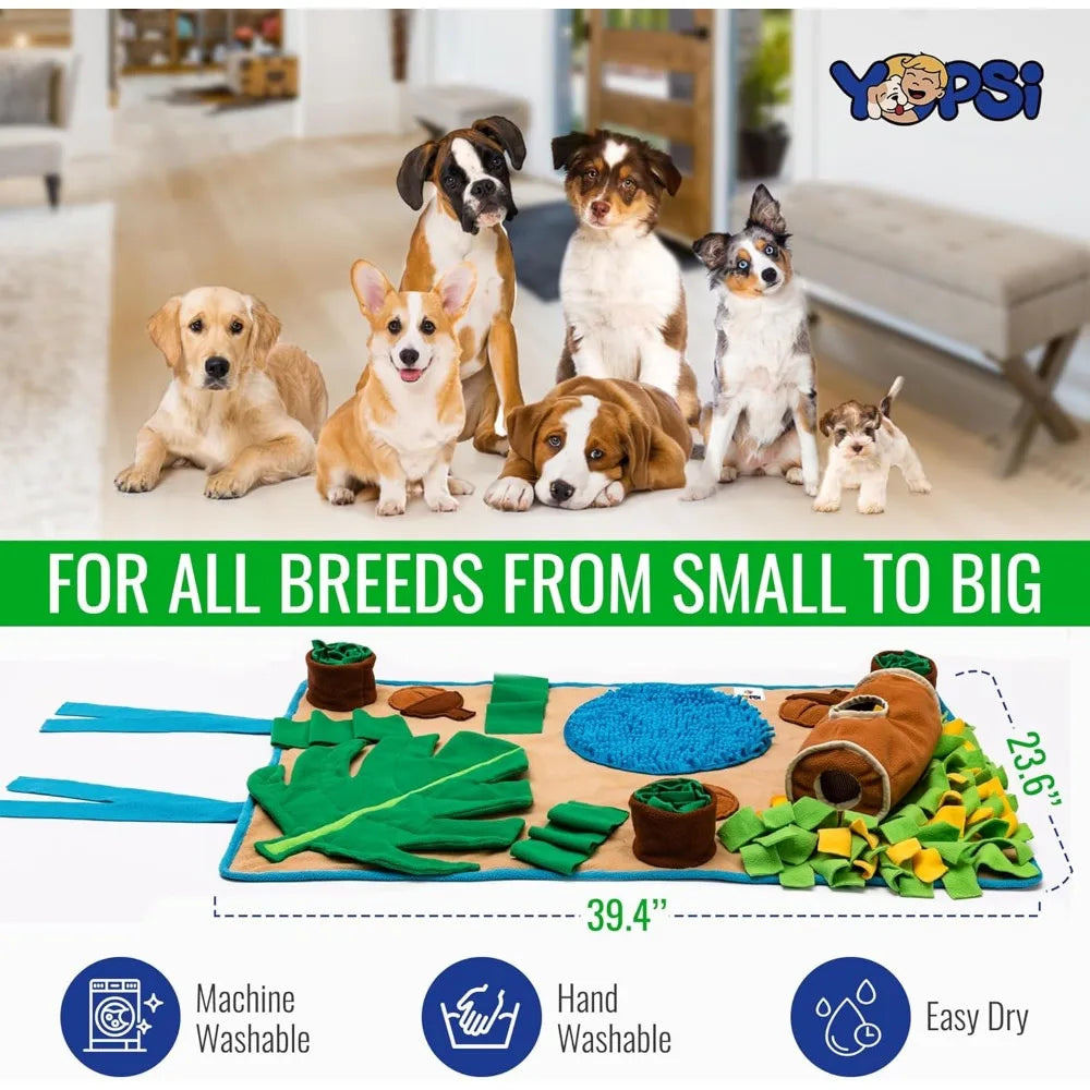 Multifunctional Durable Snuffle Mat For Dogs Captivating Sniffing Toy Enrichment