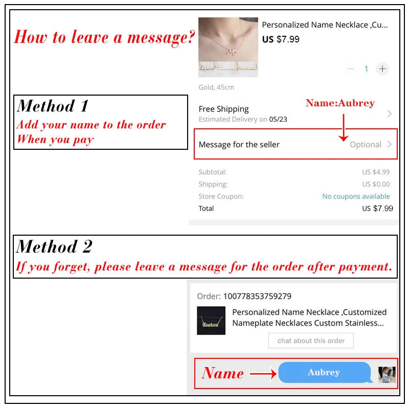 Zhejiang Custom Name Necklace Stainless Steel Jewelry