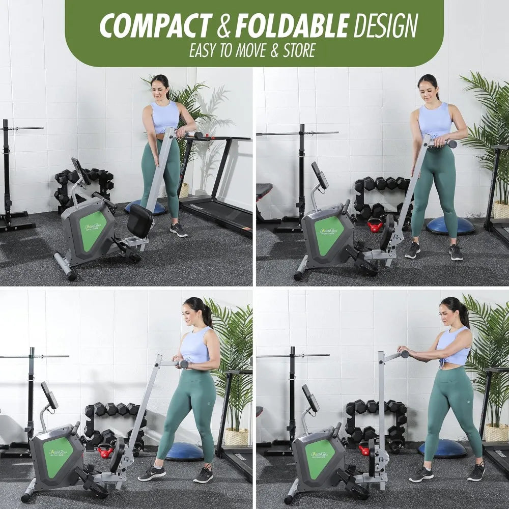 Smart Home Rowing Machine Bluetooth Foldable Magnetic Rower