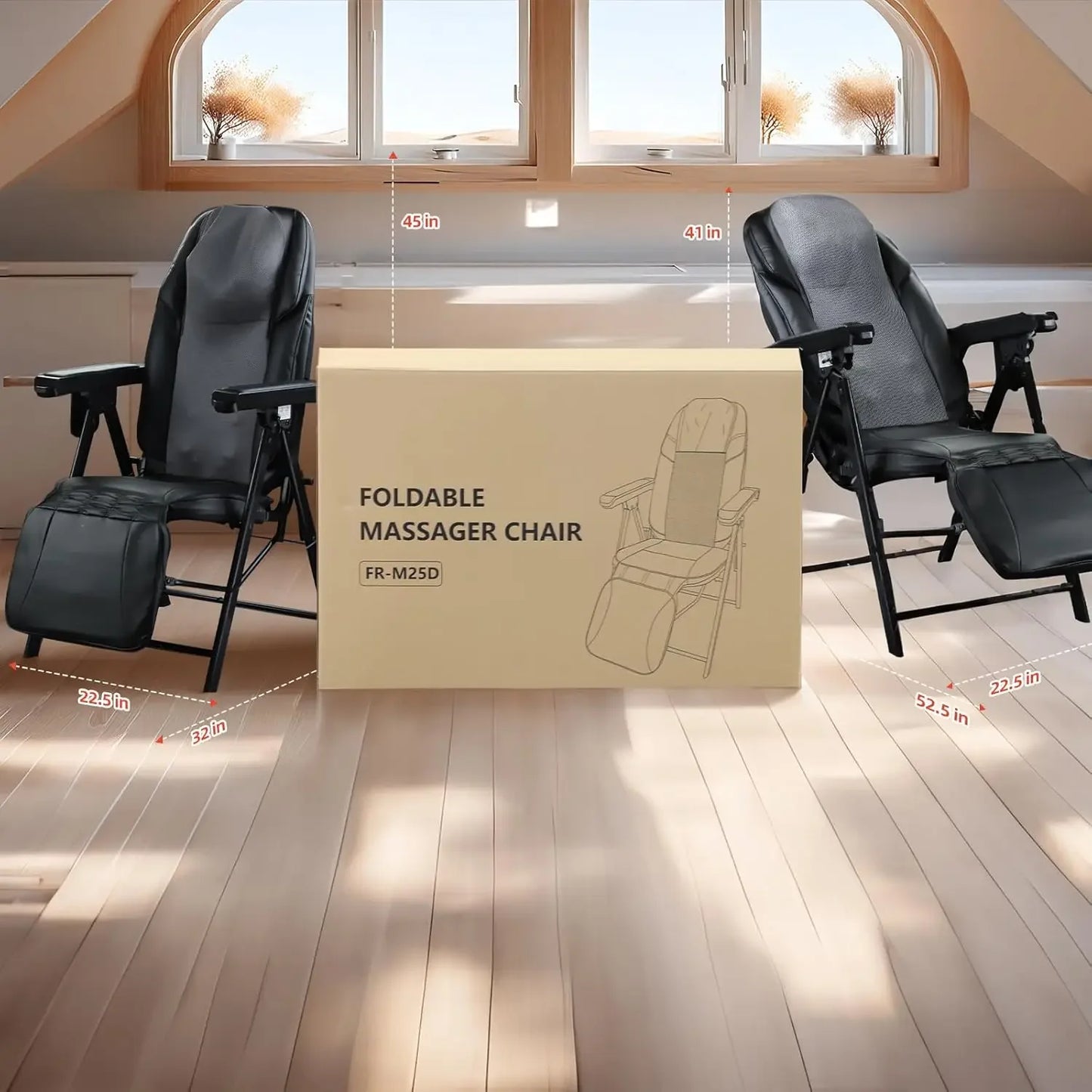 XMSJ Massage Chair With Heat FR-M25D Full Body Massage