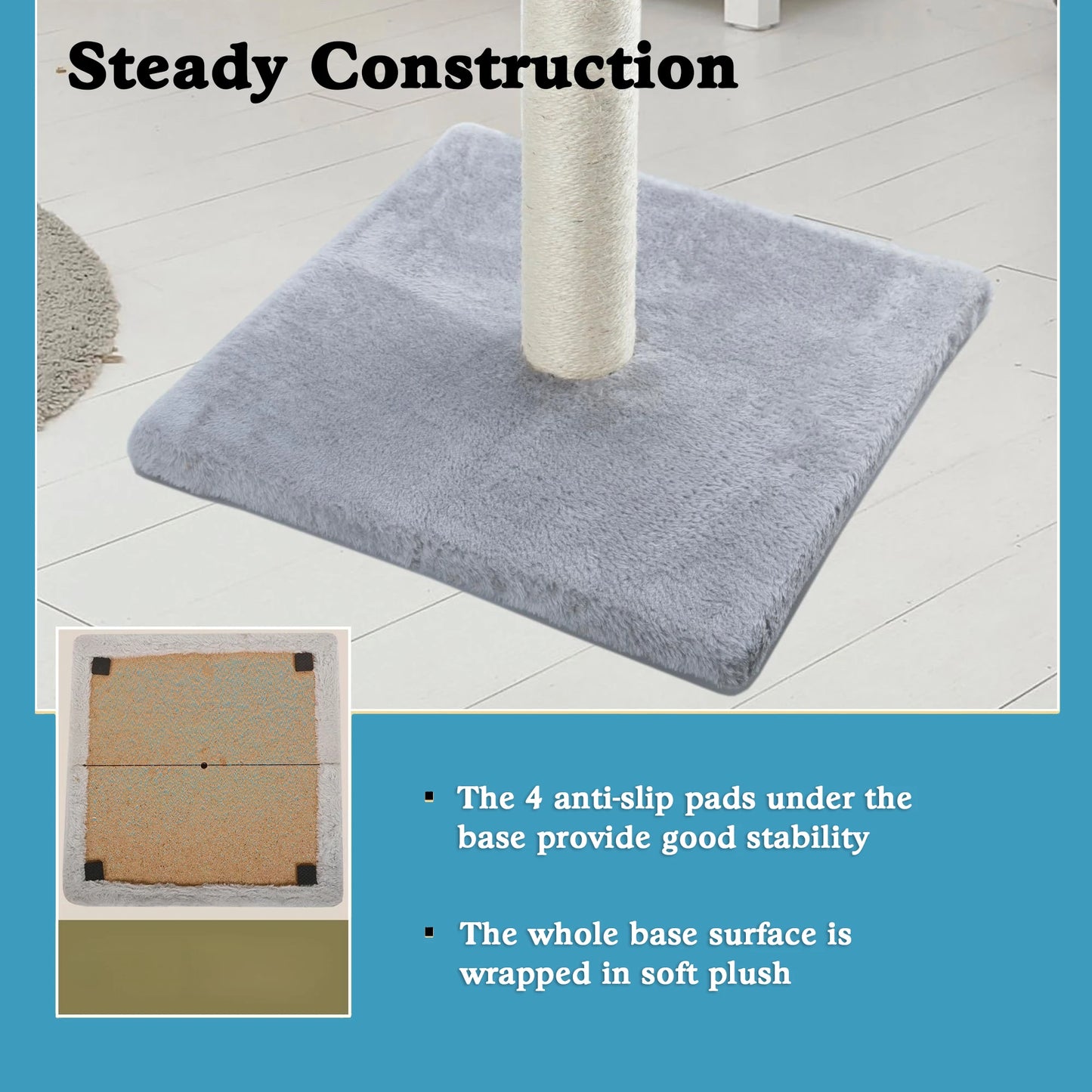 Guangdong Nanostructured Cat Scratching Post Vertical Sisal Durable Dangling Ball