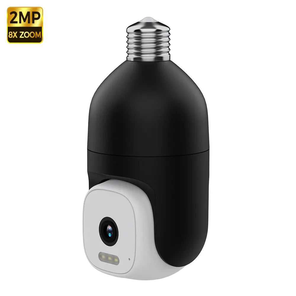 E27 Light Bulb Camera WIFI Outdoor Security Camera 360° PTZ PIR Smart Light Auto Track Waterproof CCTV Surveillance Camera IP