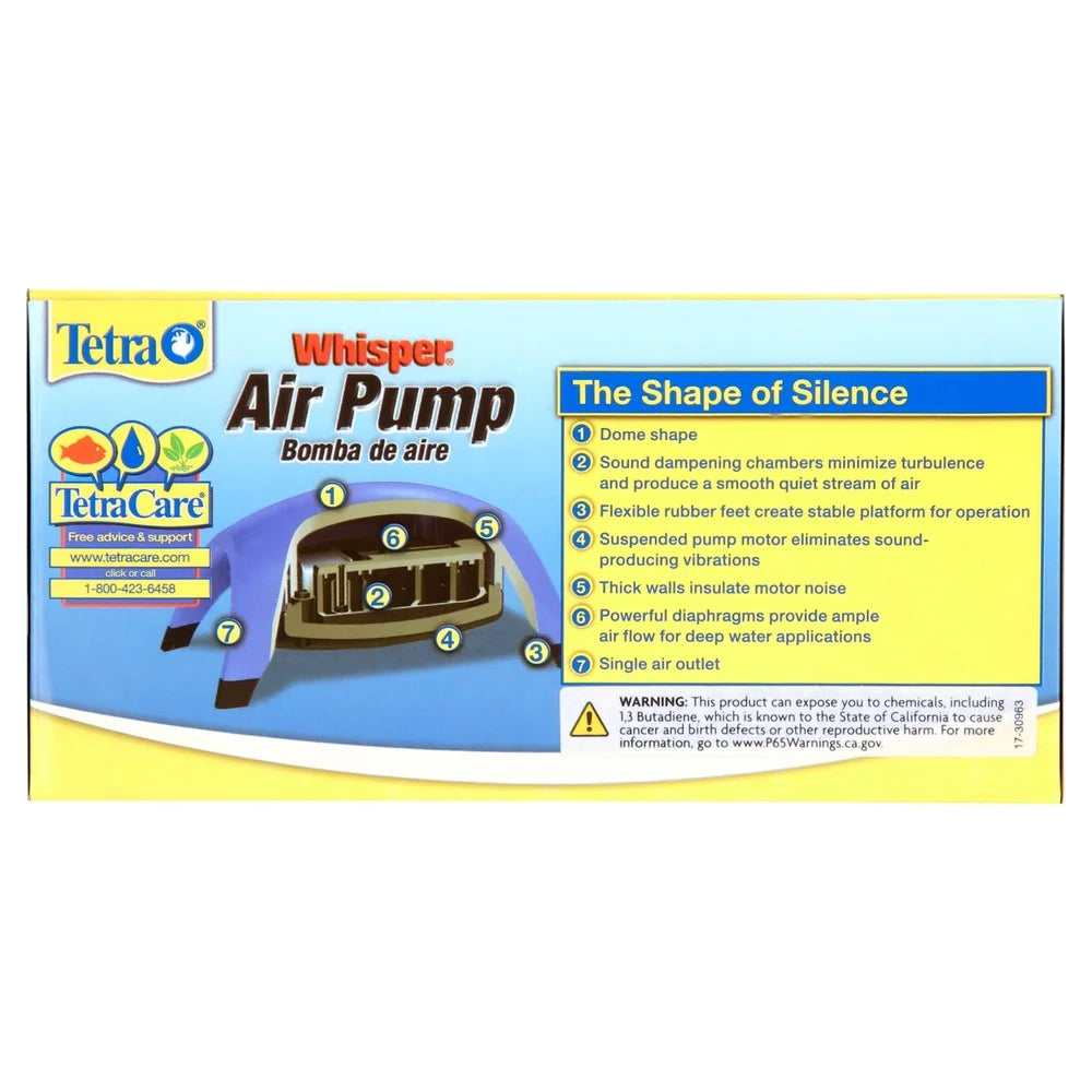 Hign-concerned WhisperQuiet Air Pump For Aquariums Quiet Operation Powerful Airflow