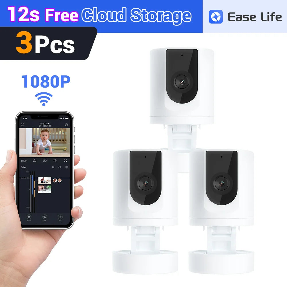 Pet Camera ,Security Camera Indoor,Pet Camera with Phone App, ,Security Camera Indoor,Foldable Baby Camera for Home Security