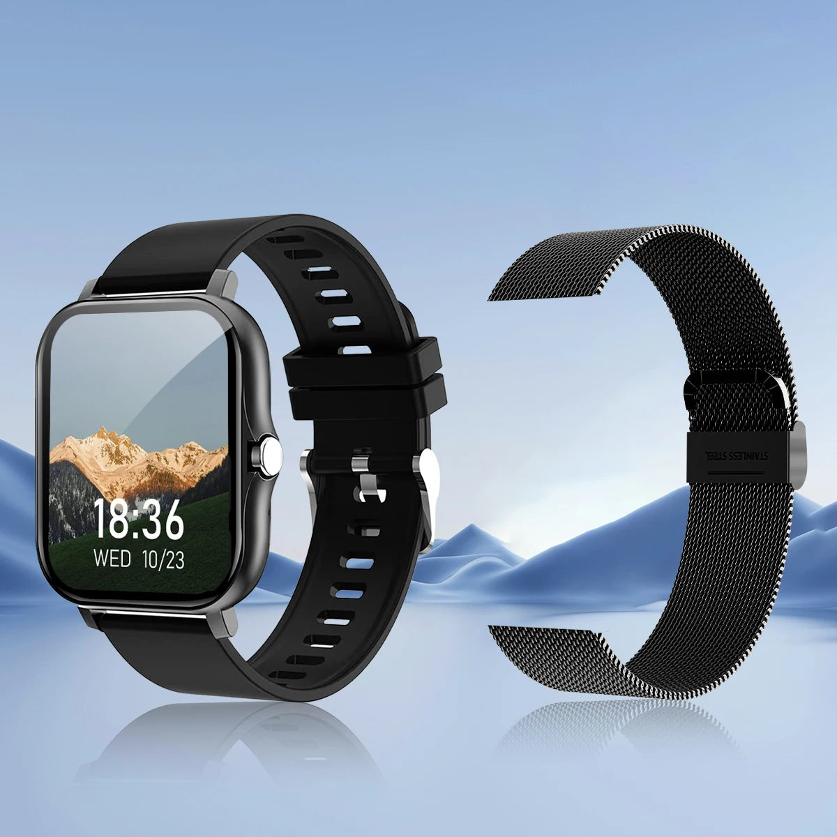 LOMAXFR Smartwatch Fitness Tracker With Call Reminders