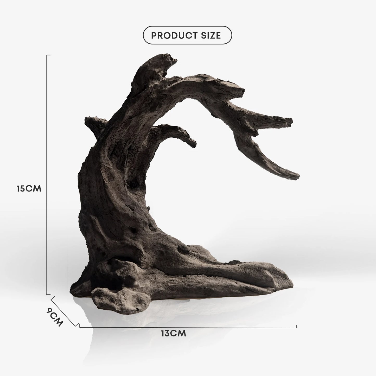 FZONE Resin Manten Stone and Driftwood Model PH Nature Aquarium Rocks for aquascaping, Hardscape