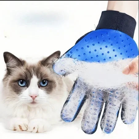 AEDGCN Ultracare Deshedding PetGroomingGloves ForCats AndDogs GentleCare CoatRefresh Massage Design