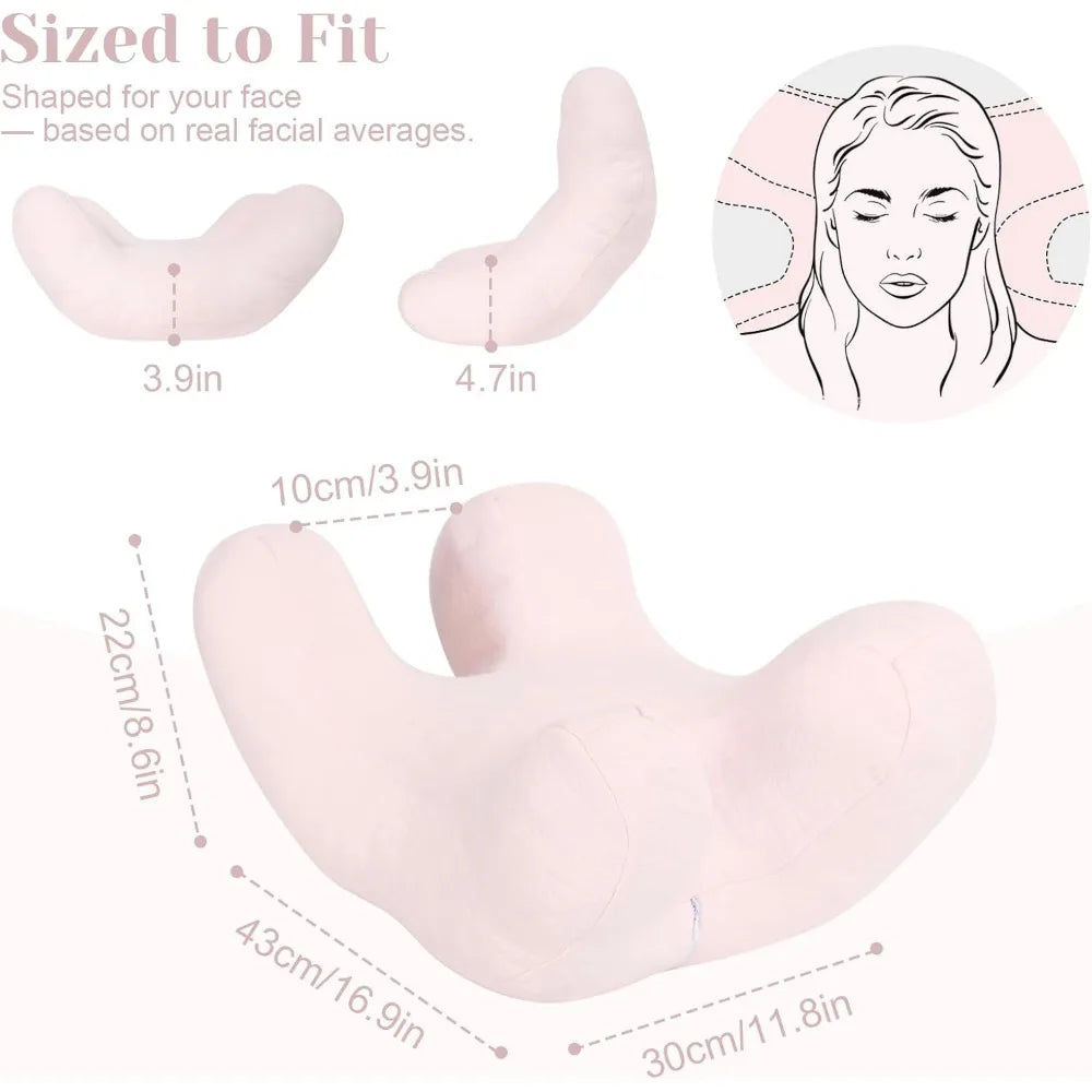 Universal Neck Support Pillow For Anti Wrinkle Sleep Comfort