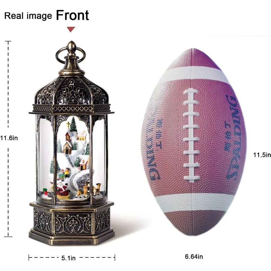 Christmas Musical Snow Globe With 8 Songs And 6H Timer