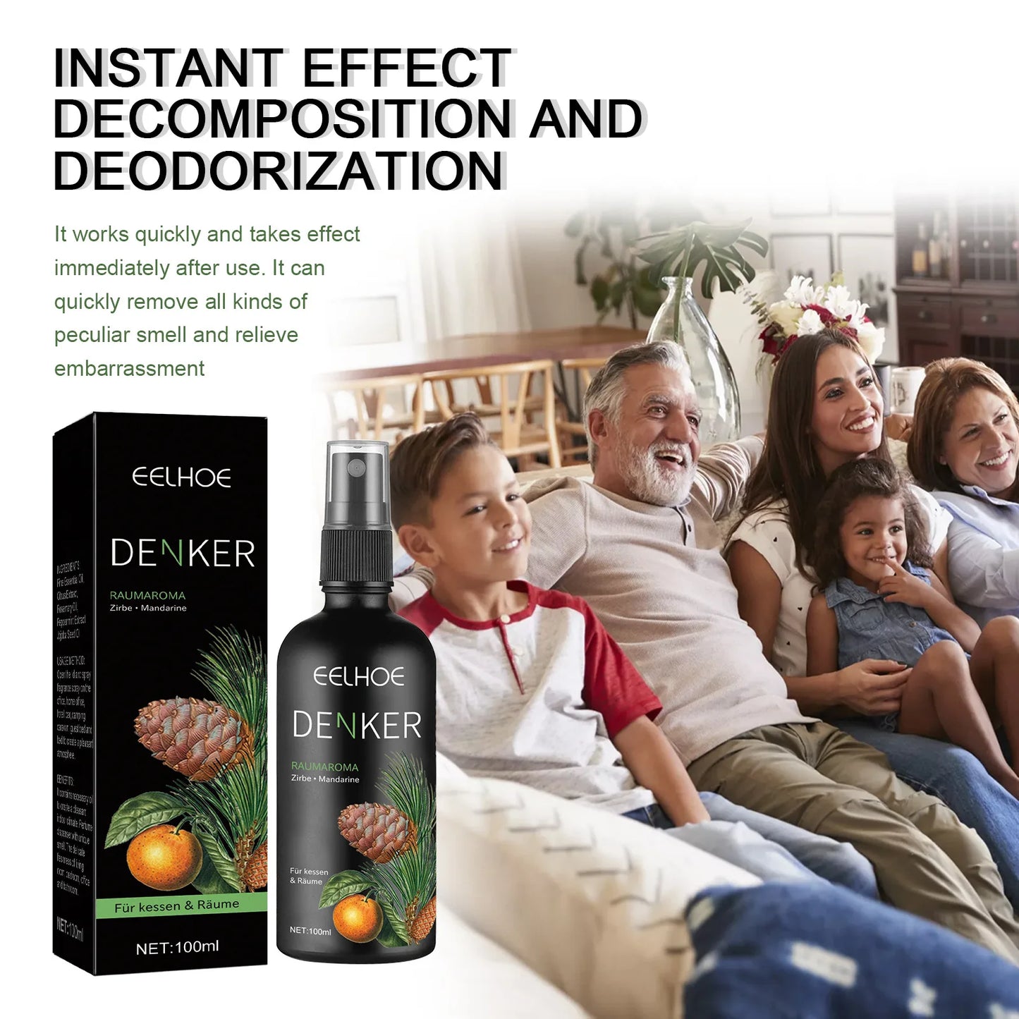 Eelhoe UltraPremium Air Freshener Mist Aromatherapy Home Fragrance Odor Removal