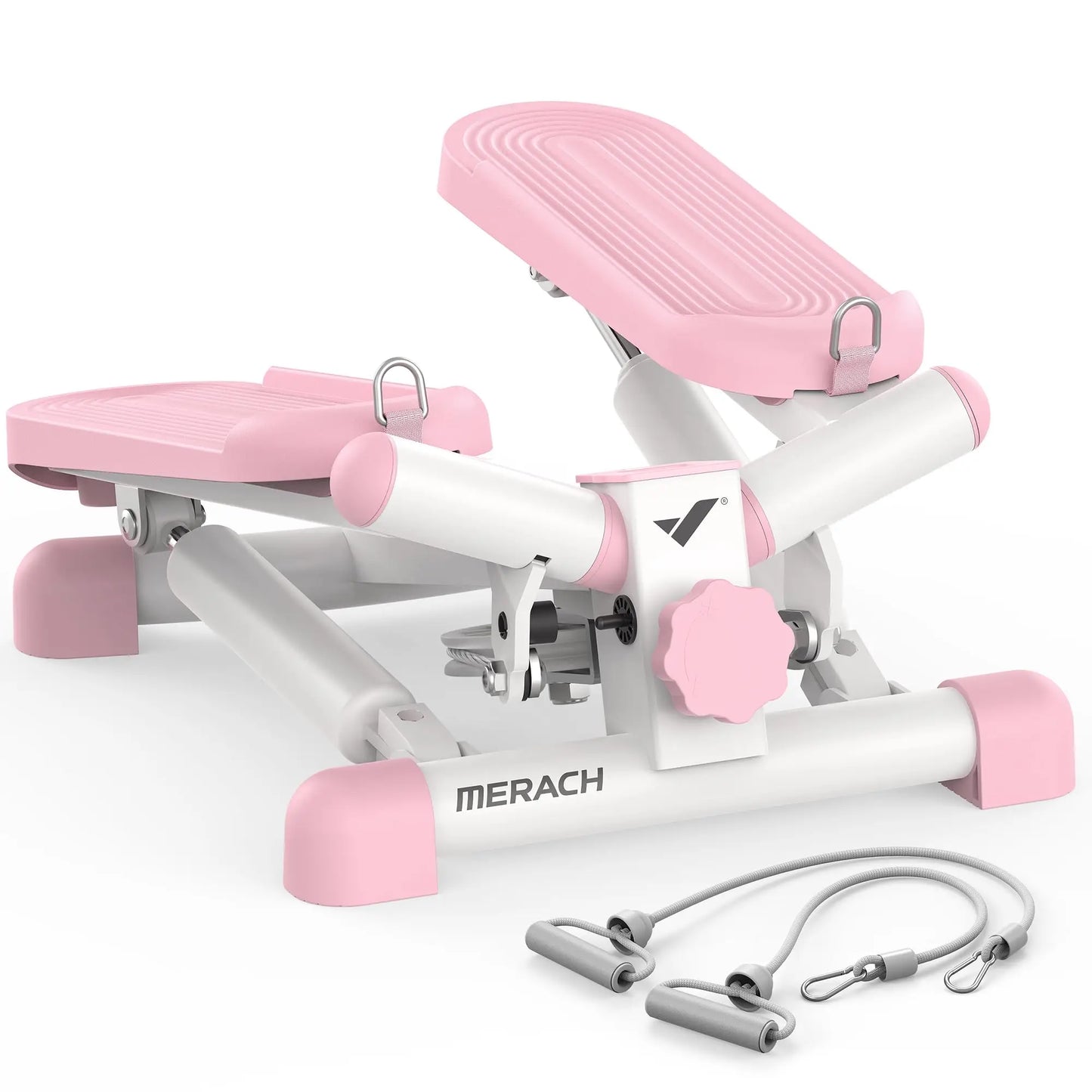 MERACH Mini Stepper Exercise Equipment with Resistance Band