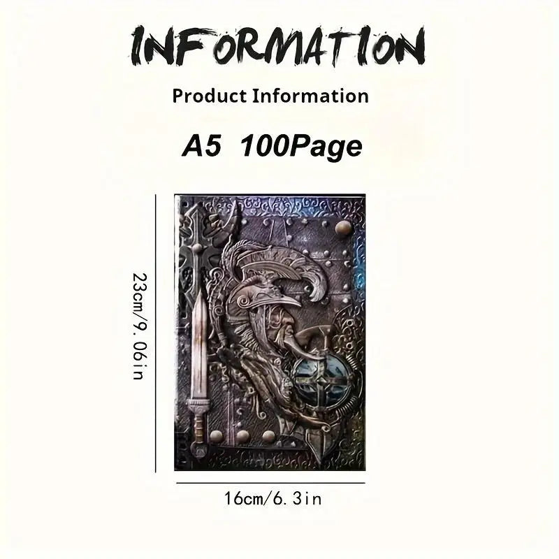 Hign Concerned Vintage Embossed Leather Journal Hardcover