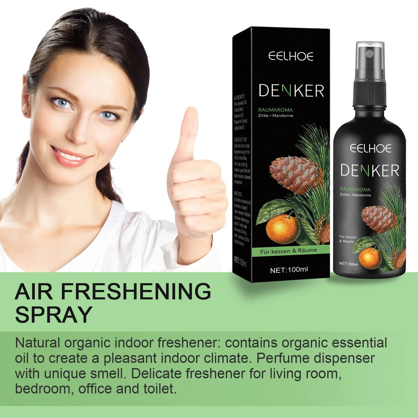 Eelhoe UltraPremium Air Freshener Mist Aromatherapy Home Fragrance Odor Removal