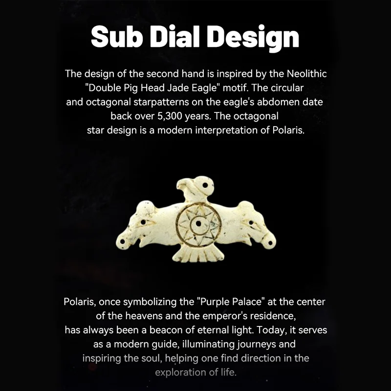 Sea Gull Automatic Mechanical Wristwatch Polaris Sub Dial