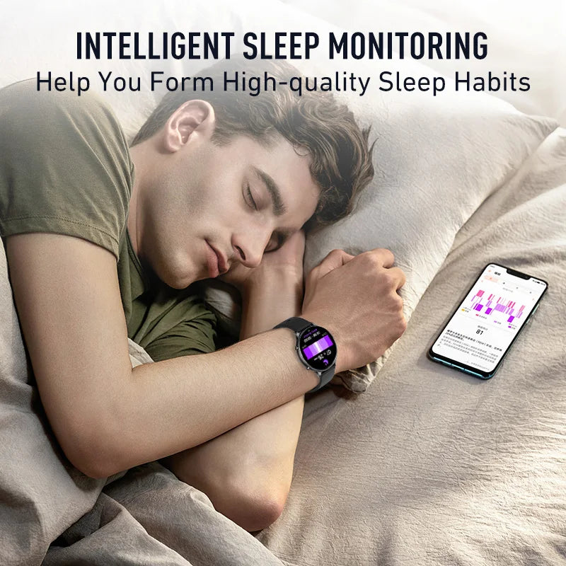 Aolon Smartwatch Bluetooth Call Fitness Tracker Waterproof