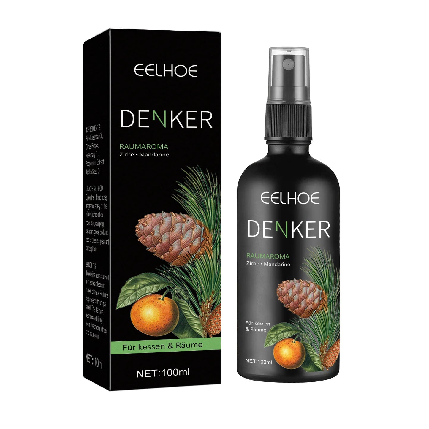 Eelhoe UltraPremium Air Freshener Mist Aromatherapy Home Fragrance Odor Removal