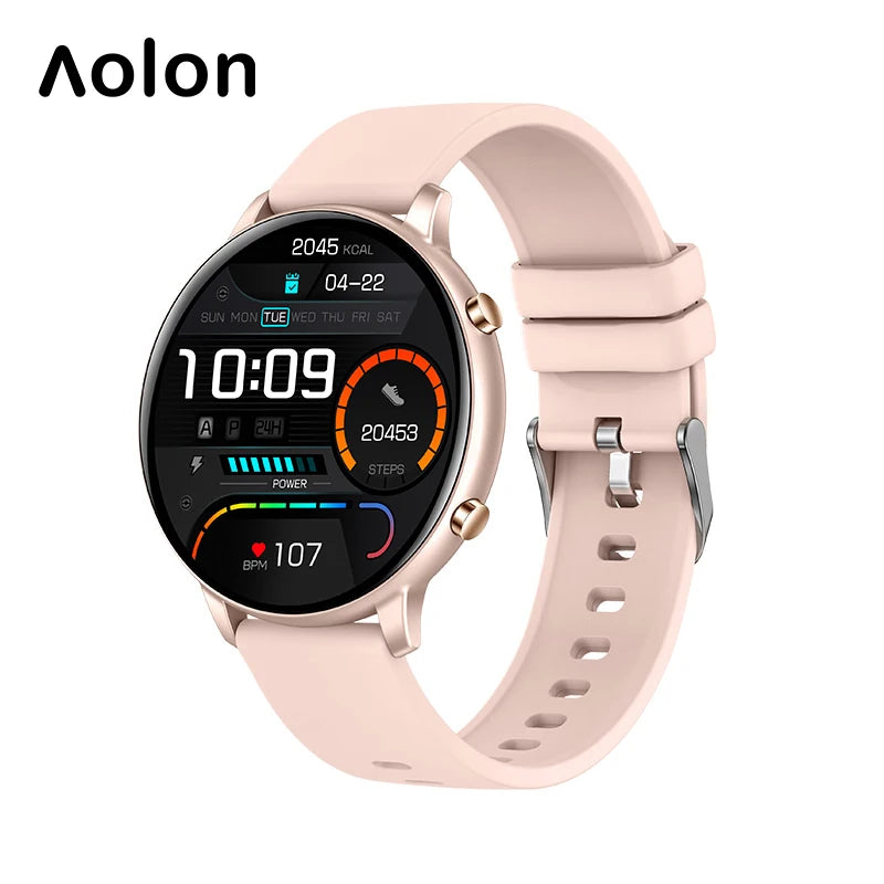 Aolon Smartwatch Bluetooth Call Fitness Tracker Waterproof