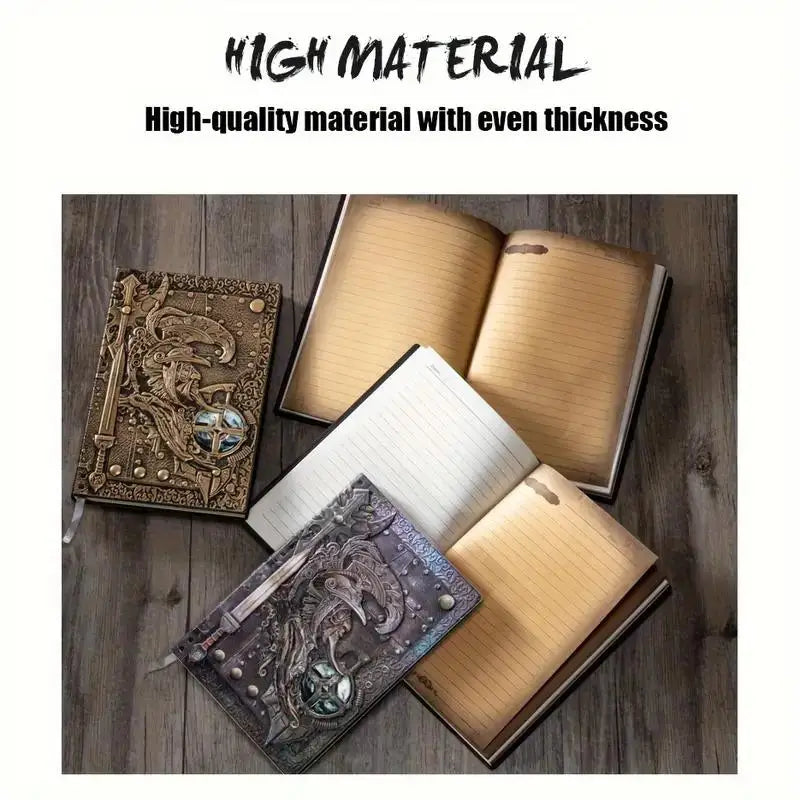 Hign Concerned Vintage Embossed Leather Journal Hardcover