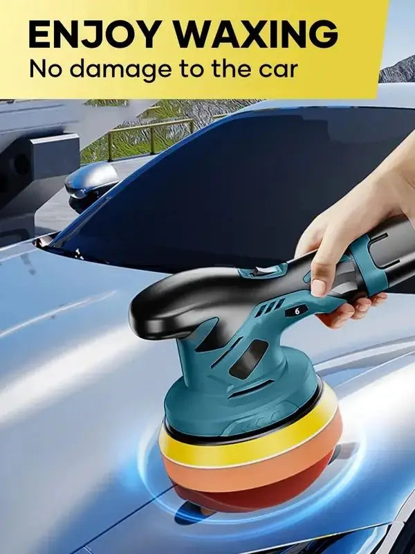 Hign-concerned Cordless Car Buffer Polisher 8 Speed With 12V Batteries