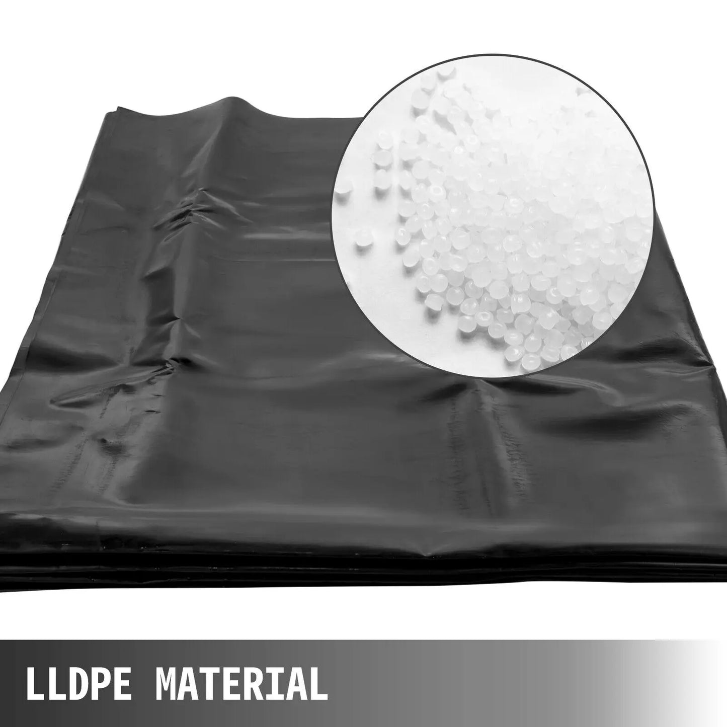 SucceBuy LLDPE Pond Liner 20 Mil Liner  for Pool Landscaping Waterfall Gardens Fishponds Backyard Waterfalls Fish Pond Liners