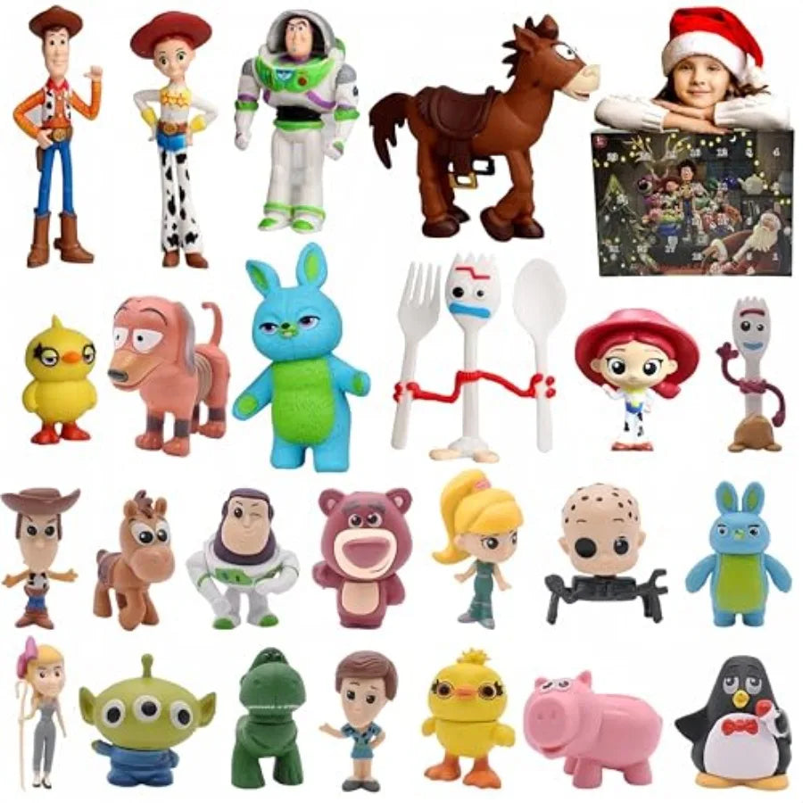 High Concerned Christmas Advent Calendar Anime Toys Countdown 24 Days