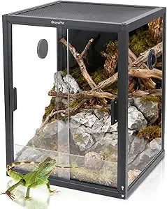 OrayuPro Arboreal Reptile Terrarium Habitat Enclosure For Geckos Amphibians Reptiles