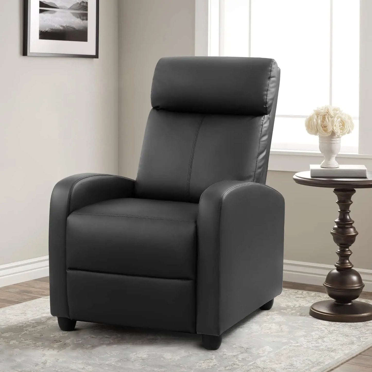 Massage Recliner Chair PU Leather Home Theater Seating