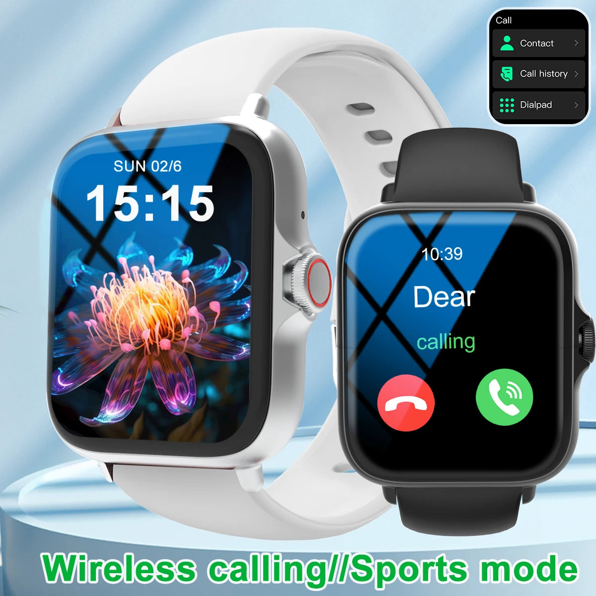 Lomaxfr Smart Watch Touch Screen Calls Message Reminders