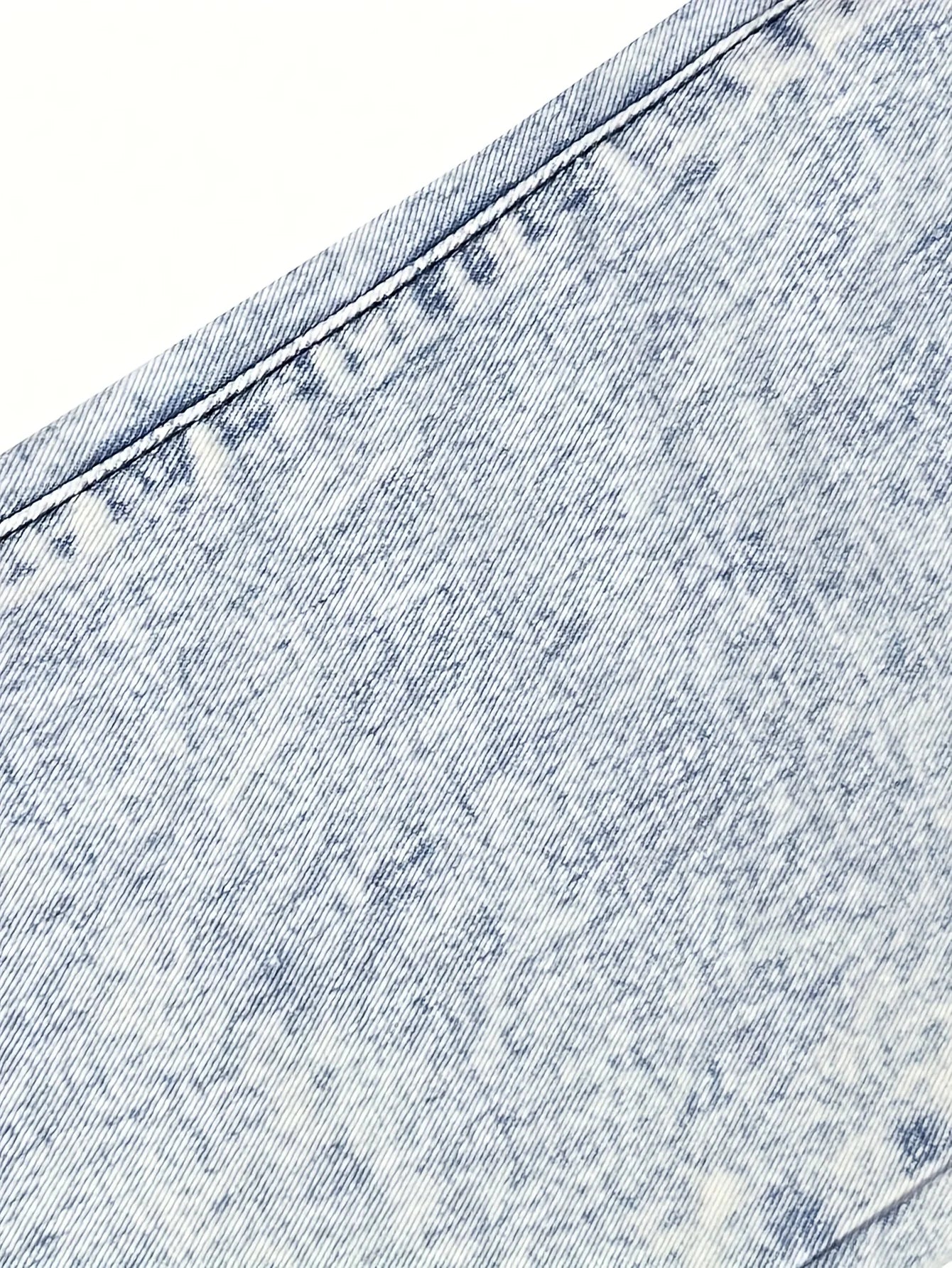 Teenage girls' casual, simple, cute, sweet and elegant pocket design, pink bow embroidered washed jeans, suitable for vacation,