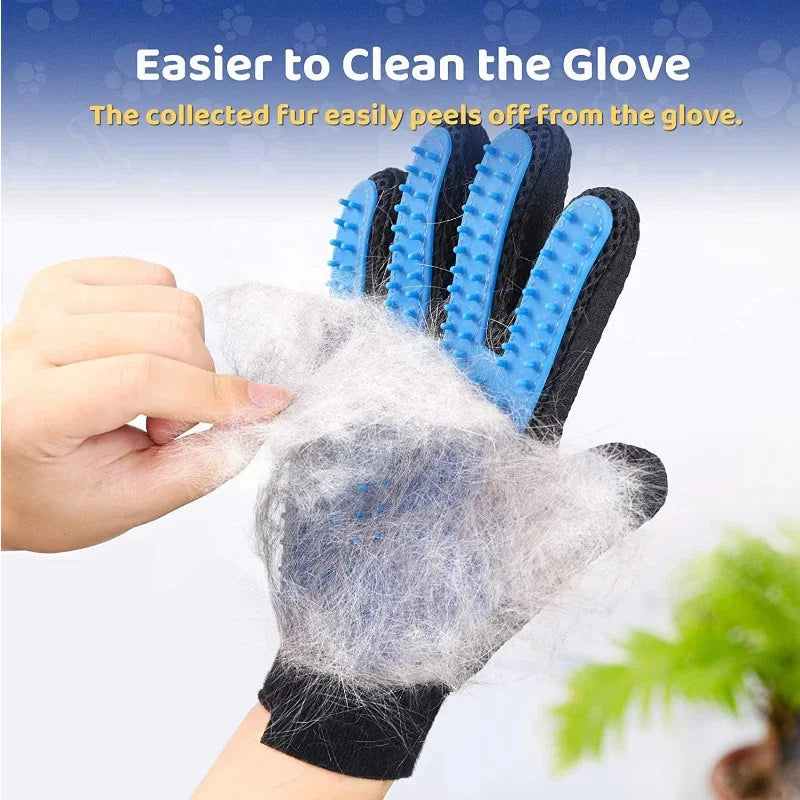 Hign-concerned Pet Grooming Kit 2-SidedPro DesheddingGlove For Dogs Cats Rabbits