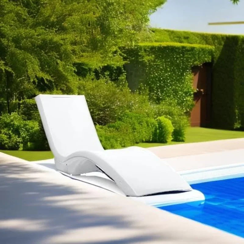 HOME.HOT.Pool Lounger, Fade-Resistant, Waterproof Patio Furniture, for Sun Shelf, Use in Pools with Shelves Up to 9-Inches,NEW