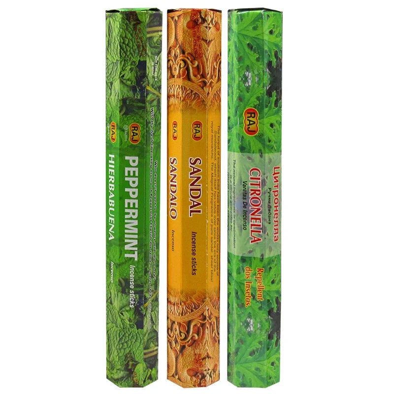 YXYMCF Sandalwood Incense Sticks 20 Count For Home Aromatherapy