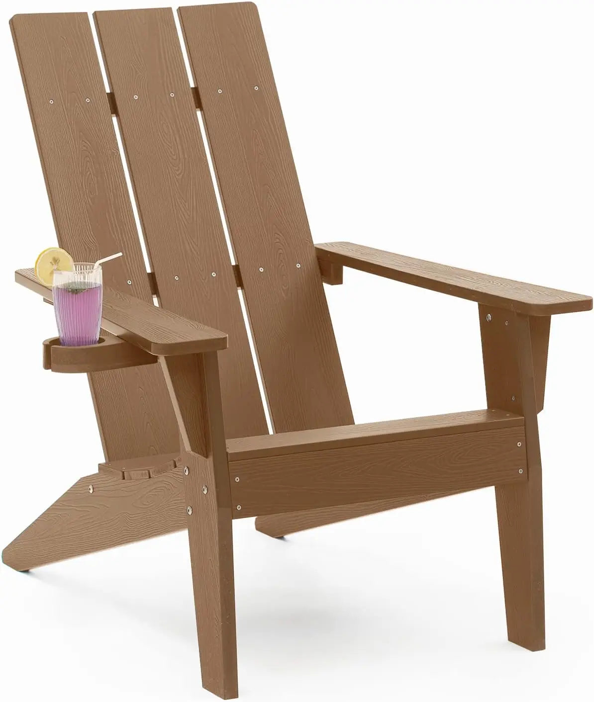 HUANZHUANG 4 Modern Adirondack Chairs Outdoor Furniture