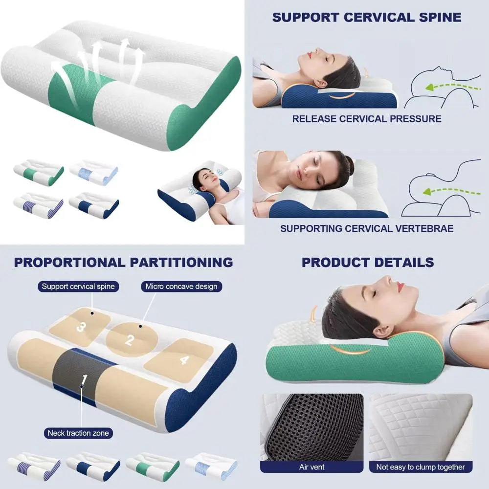 Ergonomic Neck Support Sleep Pillow For Superior Comfort