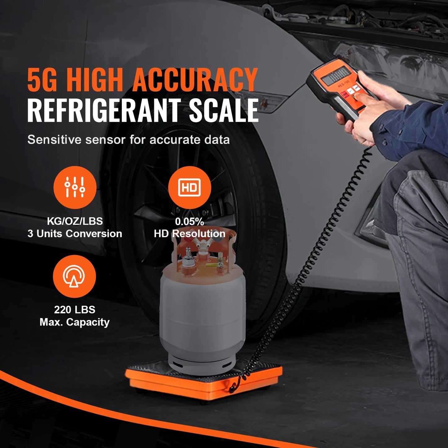 DIY Supplies SucceBuy Refrigerant Scale For HVAC Freon Charging