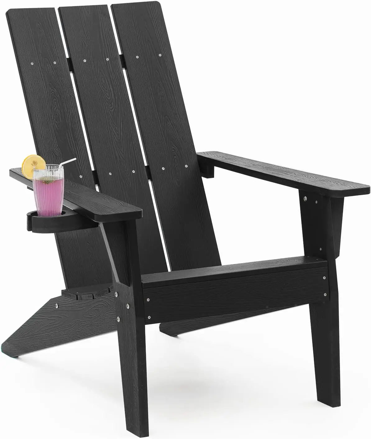 HUANZHUANG 4 Modern Adirondack Chairs Outdoor Furniture