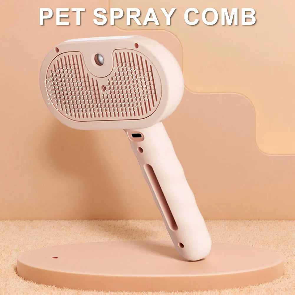 Shunmaii AllInOne Cat Steam Brush For ComprehensivePrecision Pet Grooming Solutions