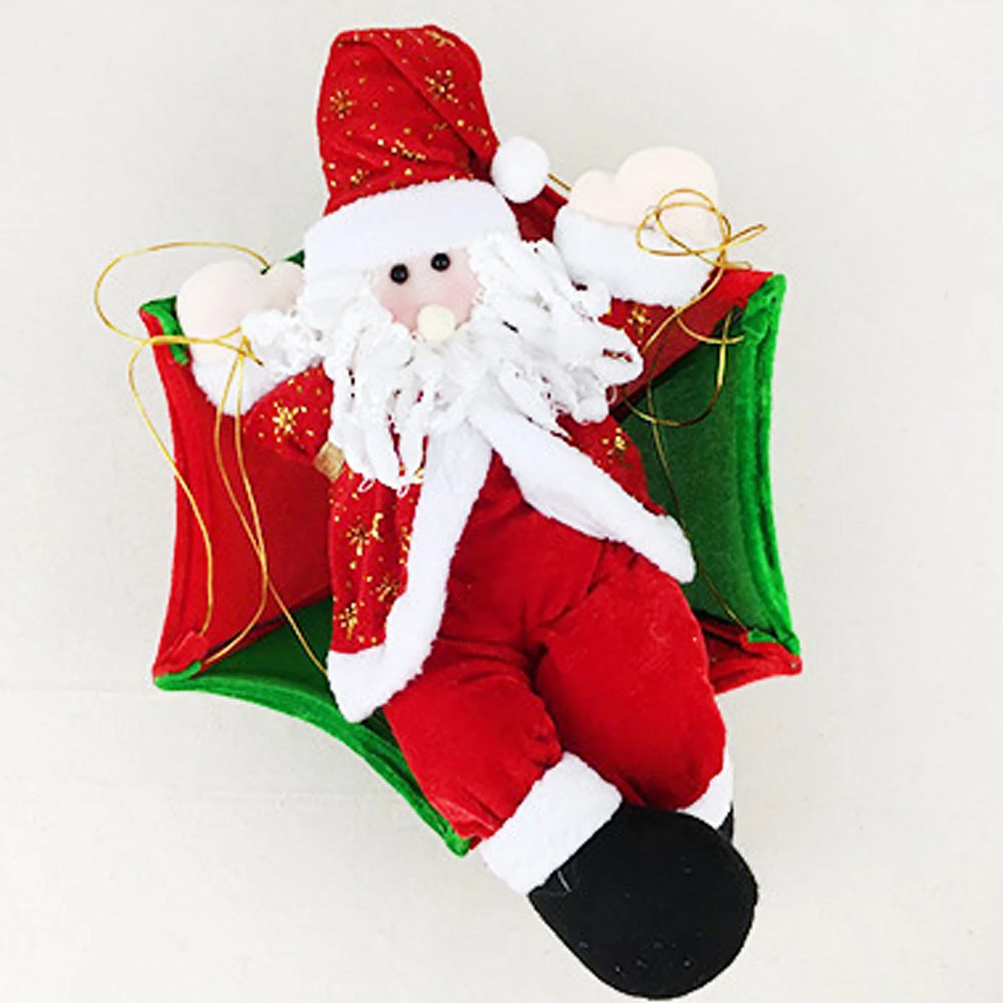 Ande Online Santa Parachute Doll Ornament Christmas Window Decor