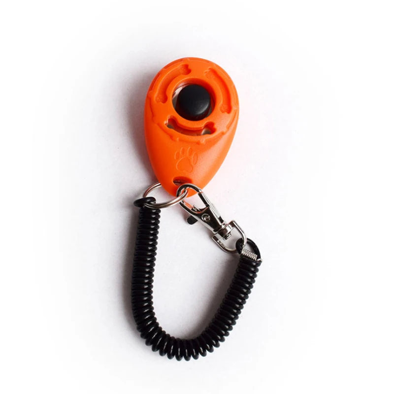 Dog Training Clicker Multipurpose Trainer Keychain With Professional Durable Nylon