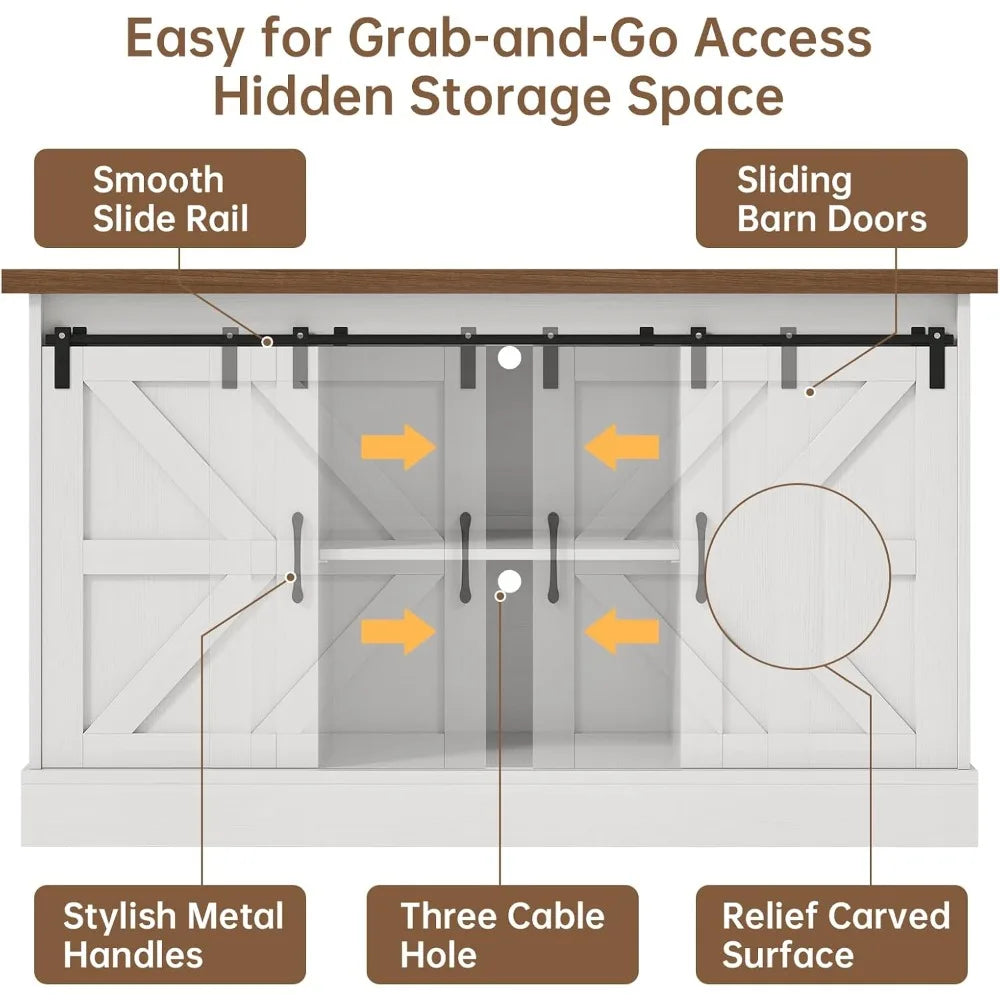 Premium Industrial Aquarium Stand Featuring SlidingBarnDoors And Power Outlet Cabinet