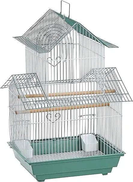 Stainless-Steel Bird Cage For Parakeets Indoor Non-Toxic Powdercoated Enclosure System