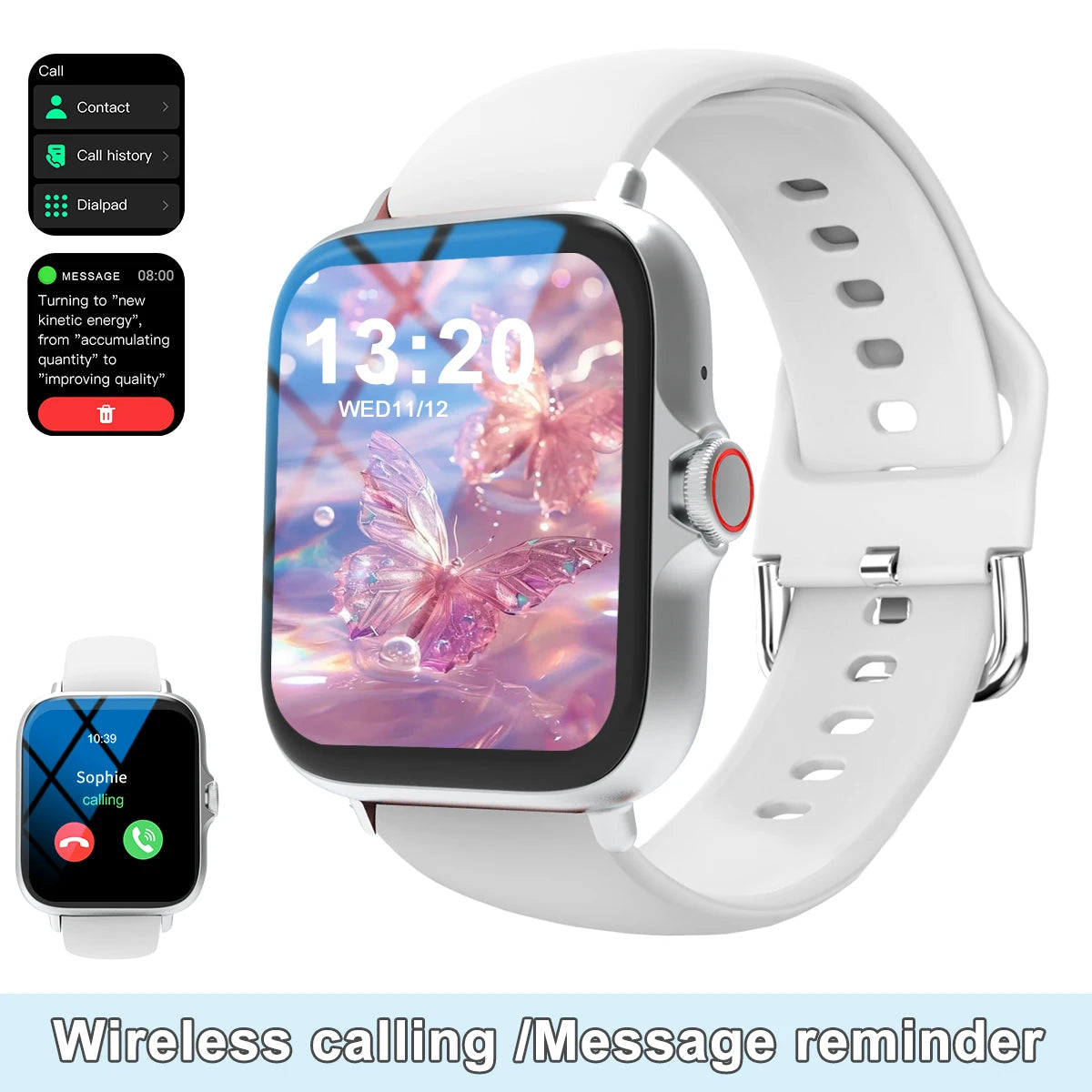 Lomaxfr Smart Watch Touch Screen Calls Message Reminders